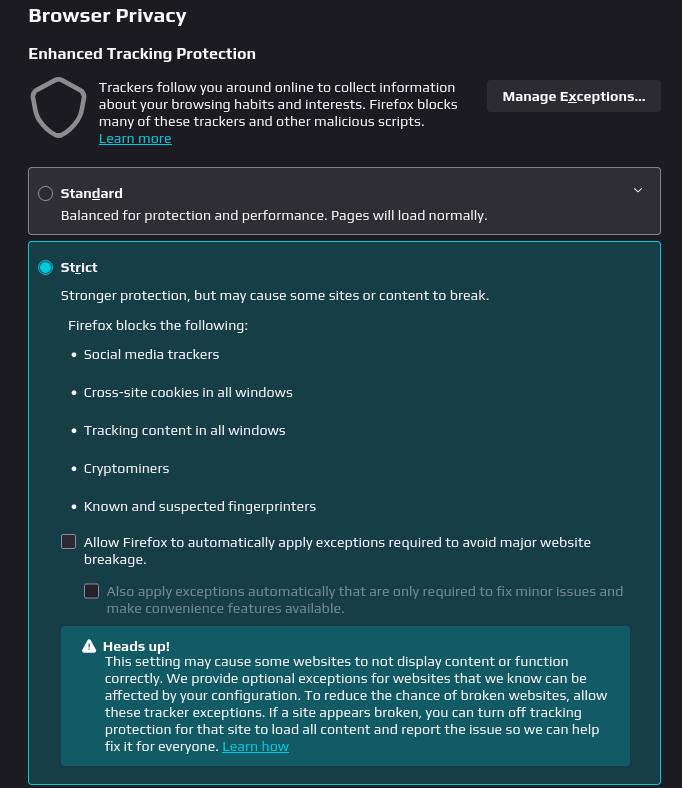 Have Strict Policies